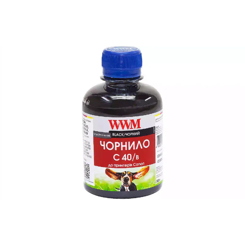 Мастило WWM, Black (C40/B)