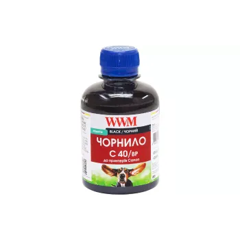 Чорнило WWM, Black (C40/BP)