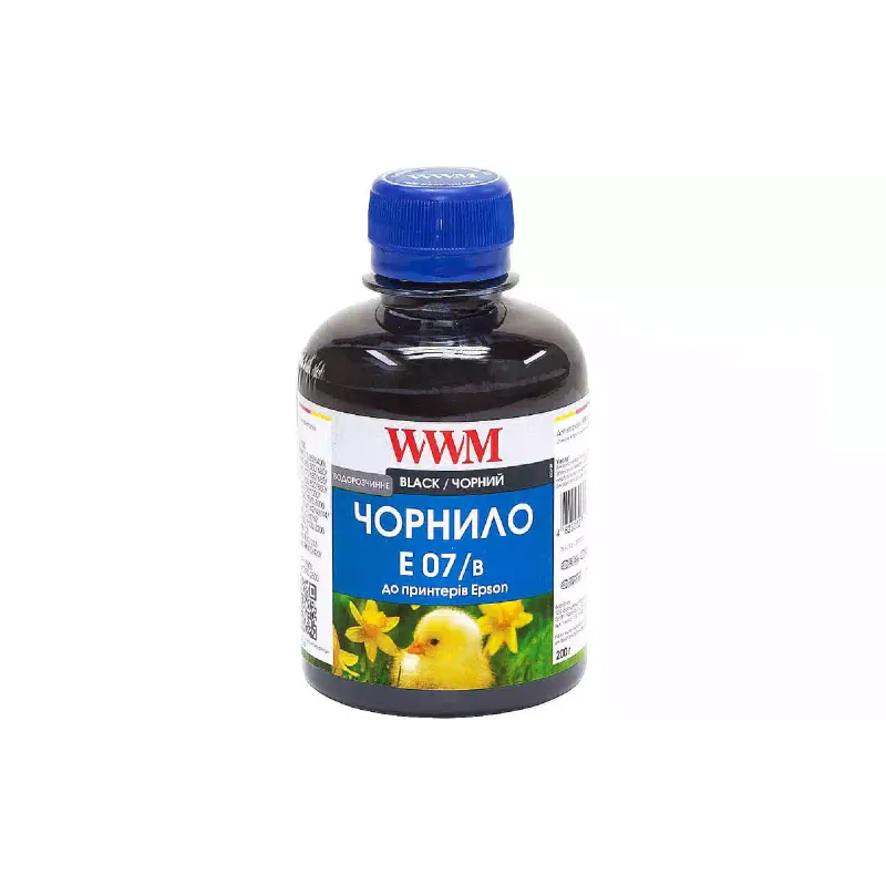 Мастило WWM, Black (E07/B)