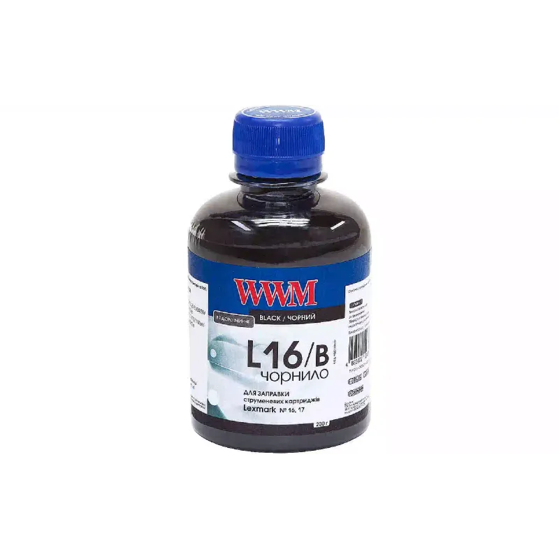 Črnilo WWM, Black (L16/B)