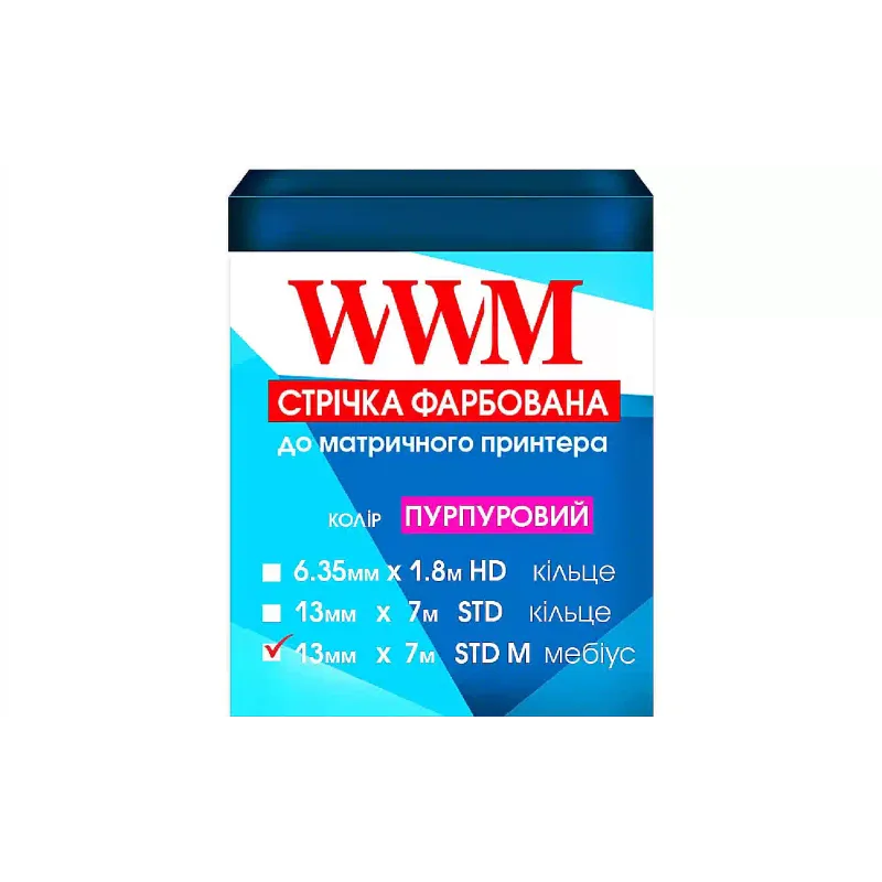 Fita de tinta WWM (R13.7SPM)