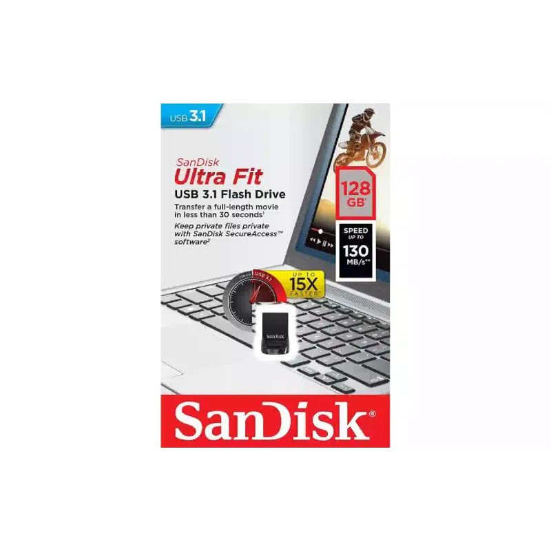 Μονάδα USB Sandisk, Black (SDCZ430-128G-G46)