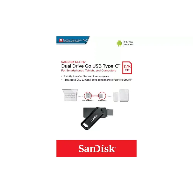 USB устройство Sandisk, Black (SDDDC3-128G-G46)