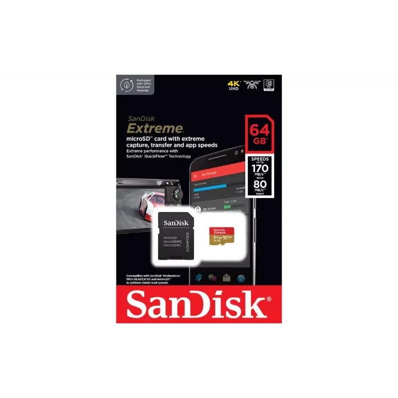 Cartão de memória Sandisk (SDSQXAH-064G-GN6MA)