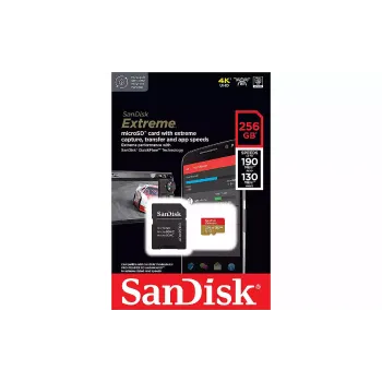 Карта с памет Sandisk Extreme (SDSQXAV-256G-GN6MA)