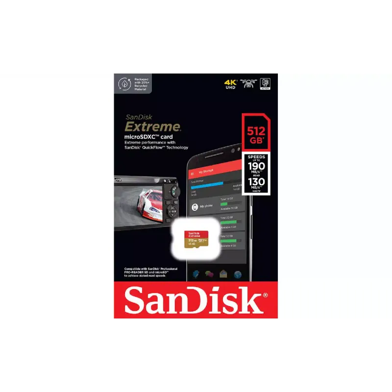 Карта памяти Sandisk 512Gb (SDSQXAV-512G-GN6MN)