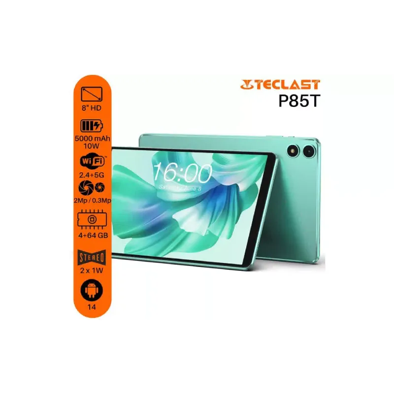 جهاز لوحي Teclast P85T, Mentol (6940709685655)