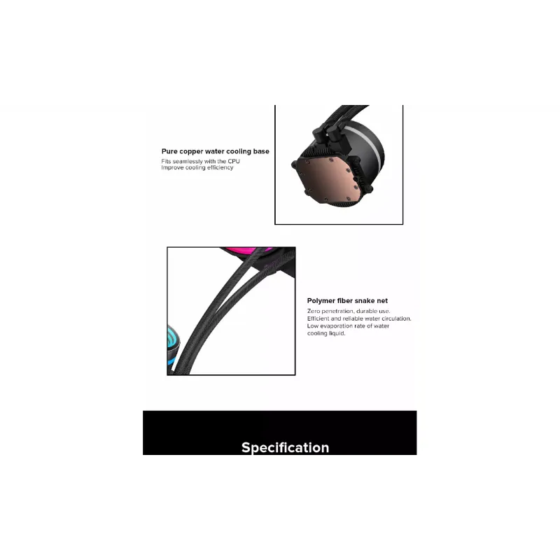 CPU cooler Gamemax  Ice (IceBurg-240-Infinity)