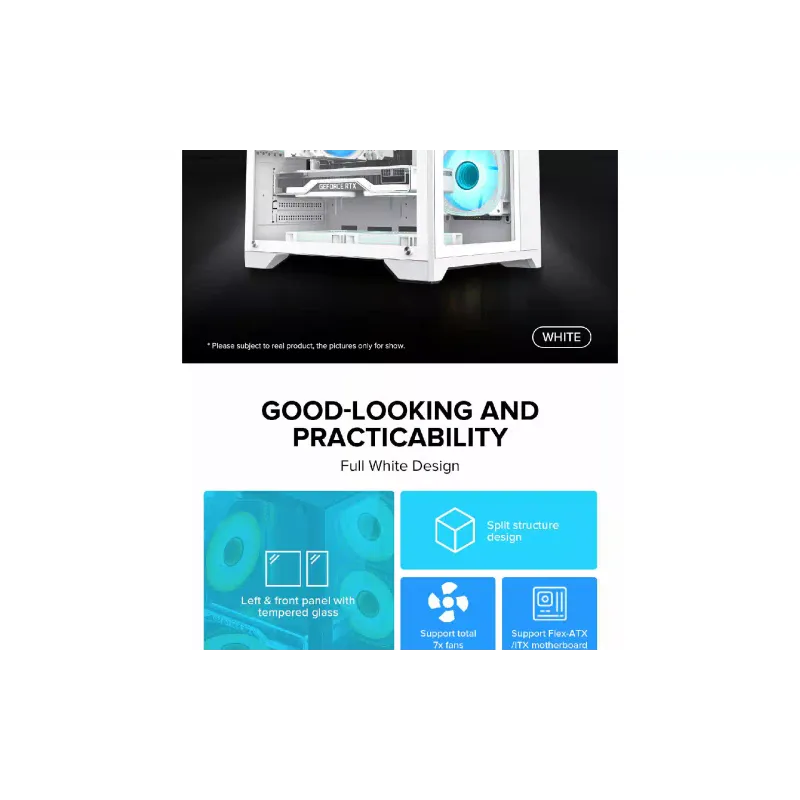 PC Case Gamemax  (Infinity-Mini-White)