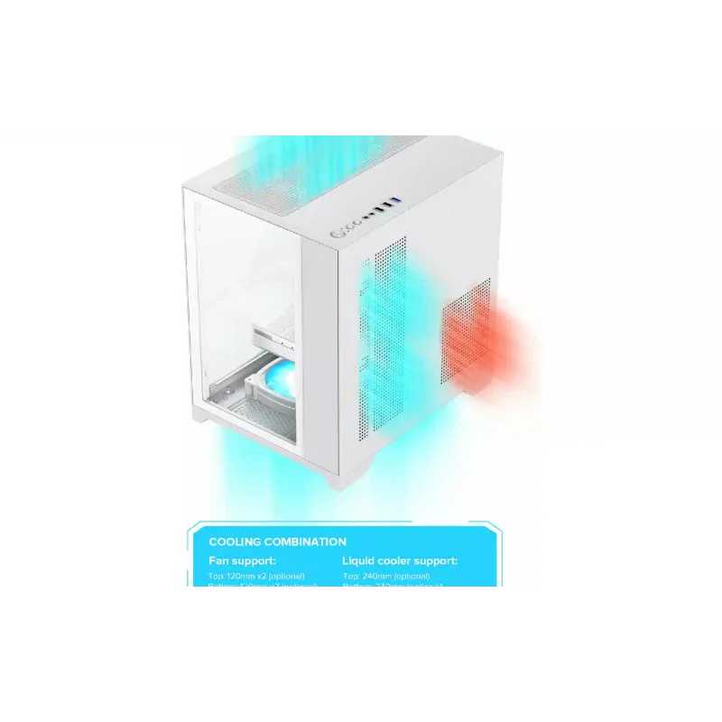PC Case Gamemax  (Infinity-Mini-White)