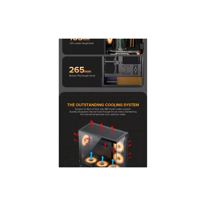 Корпус для ПК Gamemax  (Vista-AB)