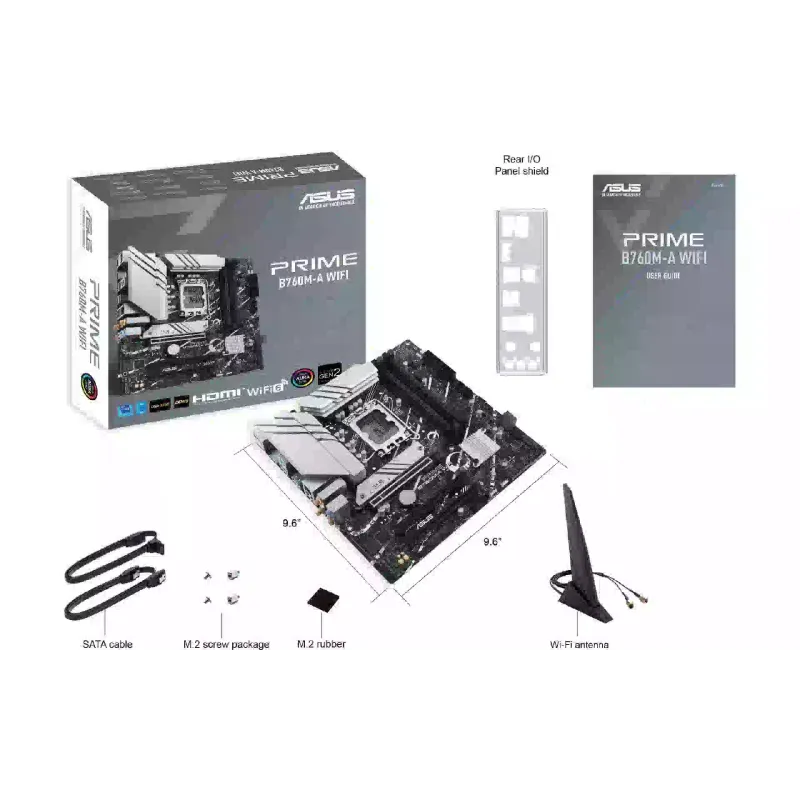 اللوحة الأم Asus Prime B760M-A (90MB1CX0-M1EAY0)