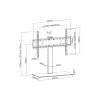 Asztali monitortartó Itech (KFG-5)