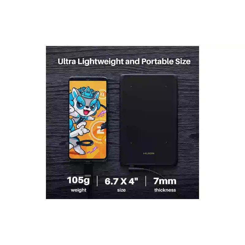 جهاز لوحي Huion, Black (H420X)
