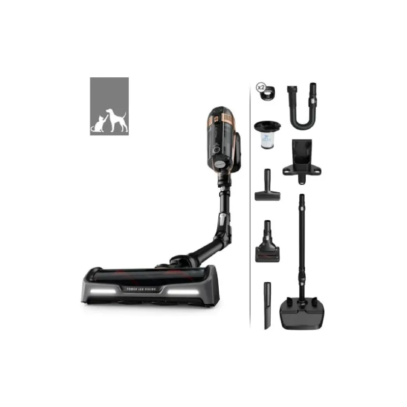 Vacuum cleaner Rowenta X-Force 15.60 (RH99F1WO), 900 ml, 550 W, Black
