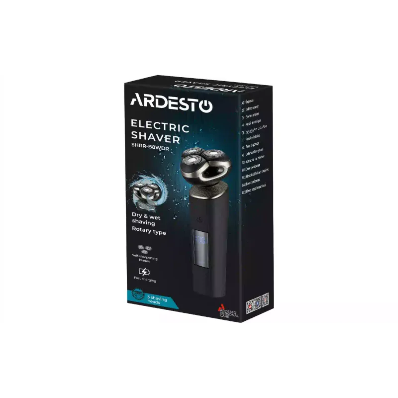 Ηλεκτρικό ξυράφι Ardesto, Black (SHRR-B8WDR)