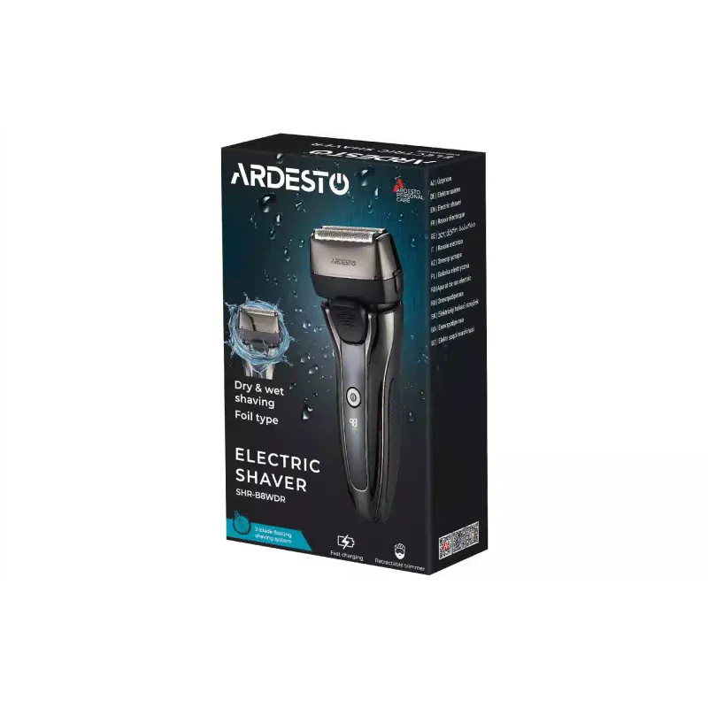 Ηλεκτρικό ξυράφι Ardesto, Black (SHR-B8WDR)