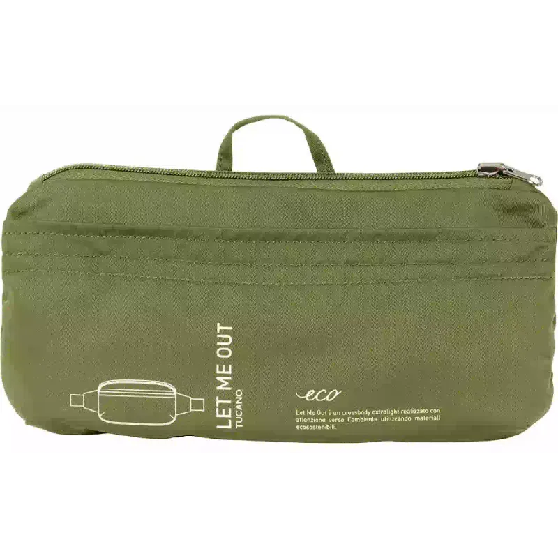 Bolsa dobrável Tucano Let Me Out Crossbody, Green (BLMOCB-VM)
