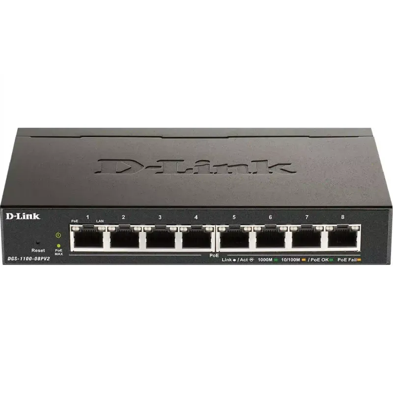 يُحوّل D-Link (DGS-1100-08PV2)