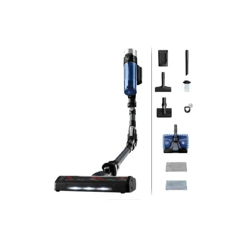 Ηλεκτρική σκούπα Rowenta X-Force 9.6 Aqua Alnimal, Black/Blue (RH20C7WO)