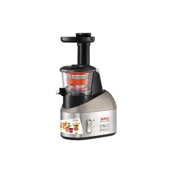 Соковитискач шнековий Tefal (ZC255B38), 800 мл, 200 Вт, Silver/Black