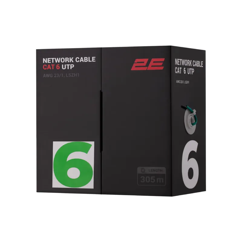 Cabo 2E, Green (2E-CBL6EUTP-LSZH1-GRN)