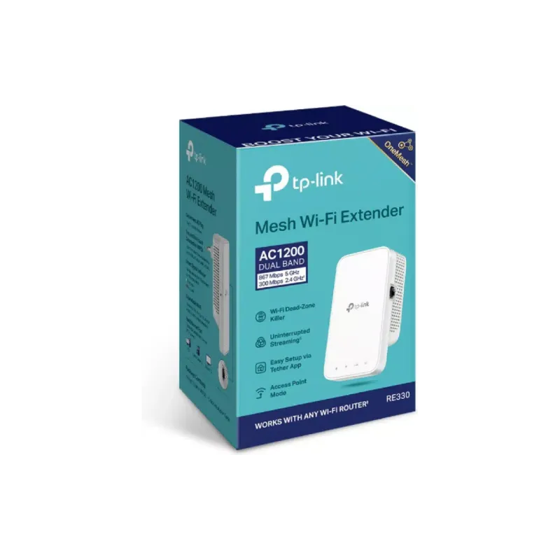 Розширювач Wi-Fi покриття TP-Link RE330 (RE330), AC1200
