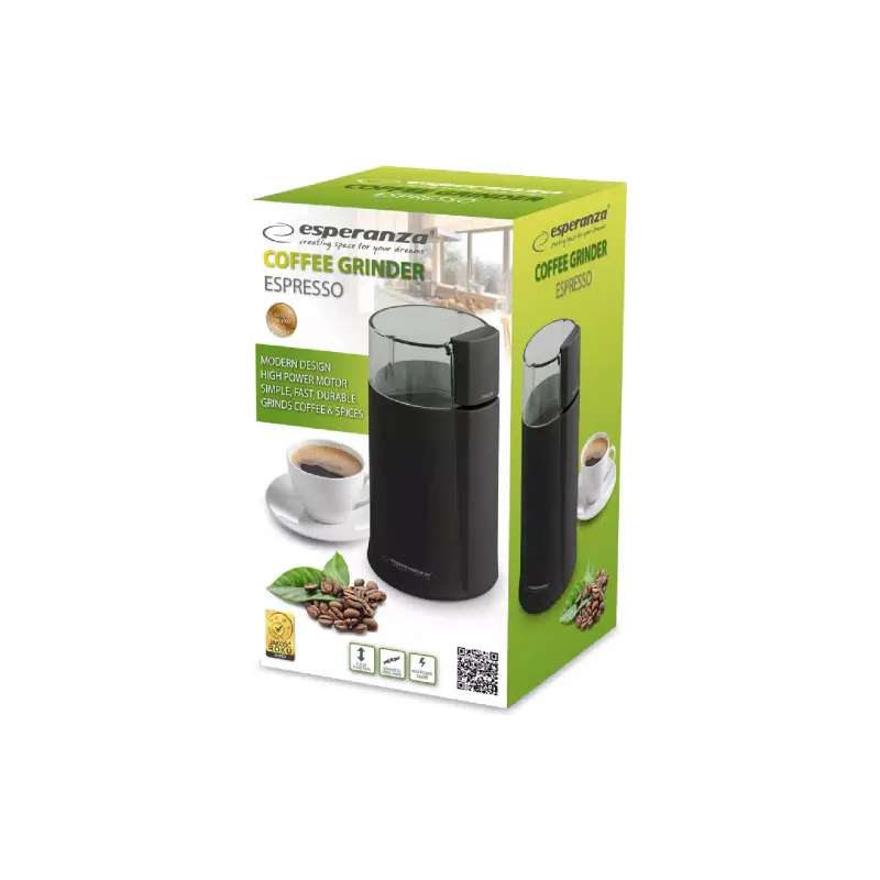 Kávédaráló Esperanza, Black (EKC001K)