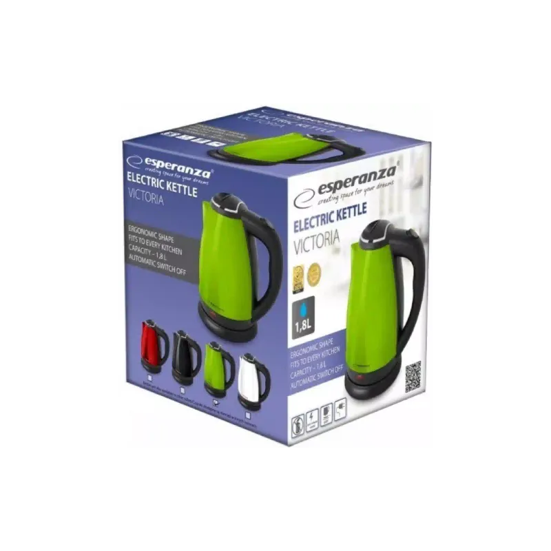 غلاية كهربائية Esperanza, Green (EKK113G)