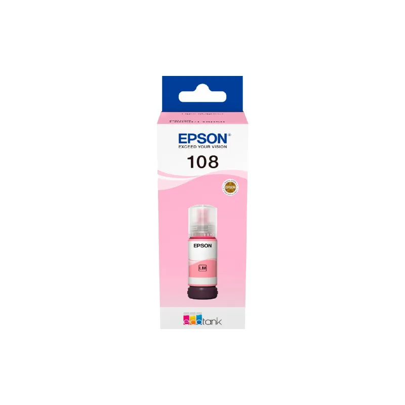 Ink Epson (C13T09C64A), for Epson EcoTank L8050/L18050, Light Magenta