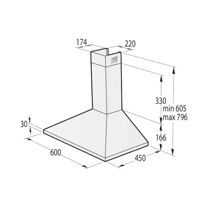غطاء الشفاط Gorenje (WHC629E4X)