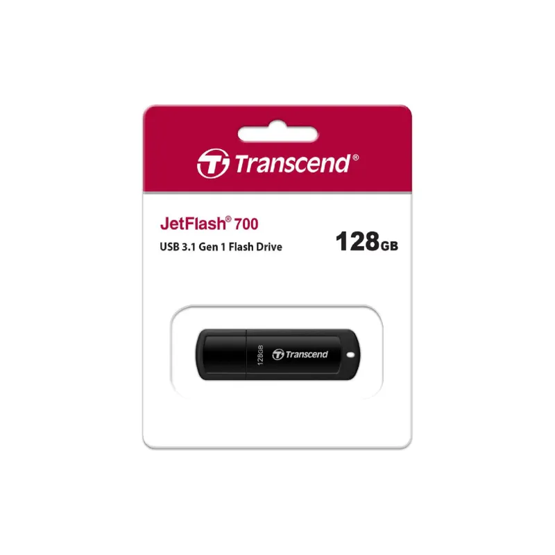 Накопичувач USB Transcend 128Gb Black (TS128GJF700)