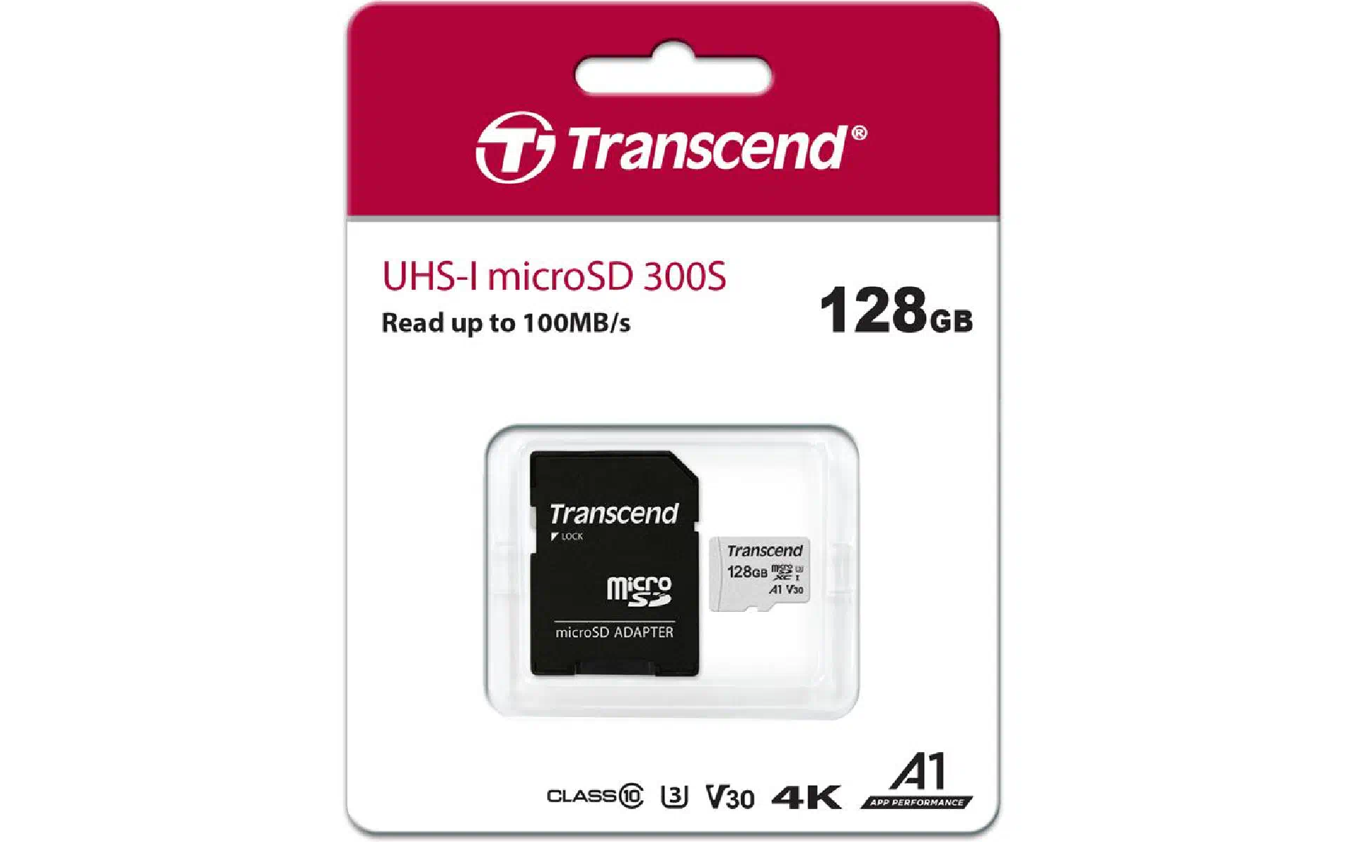 Карта памяти Transcend 128Gb (TS128GUSD300S-A) Карта памяти Transcend 128Gb (TS128GUSD300S-A)