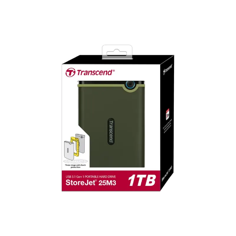 USB устройство Transcend 25M3, Green (TS1TSJ25M3G)