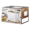 Тостер Sencor (STS7500WH), 930 Вт, White/Gold