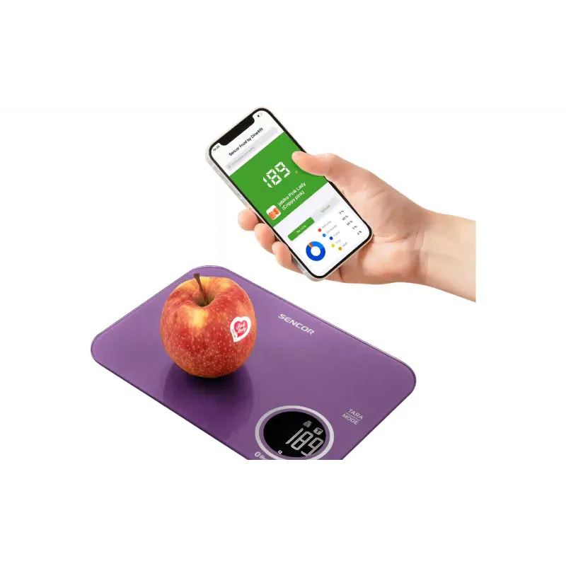 Balanças de cozinha Sencor, Violet (SKS7073VT)