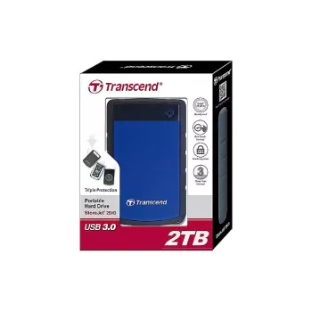 Накопитель USB Transcend 2Tb Blue 25H3 (TS2TSJ25H3B)