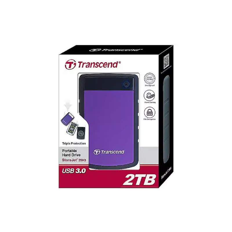 USB-pogon Transcend 25H3, Violet (TS2TSJ25H3P)