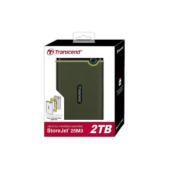 Накопитель USB Transcend 2Tb Green 25M3 (TS2TSJ25M3G)