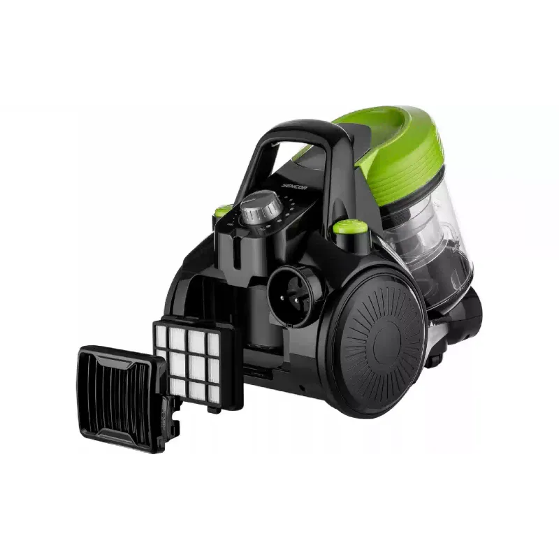 Vacuum cleaner Sencor (SVC1025GR), 2 l, 700 W, Black/Green