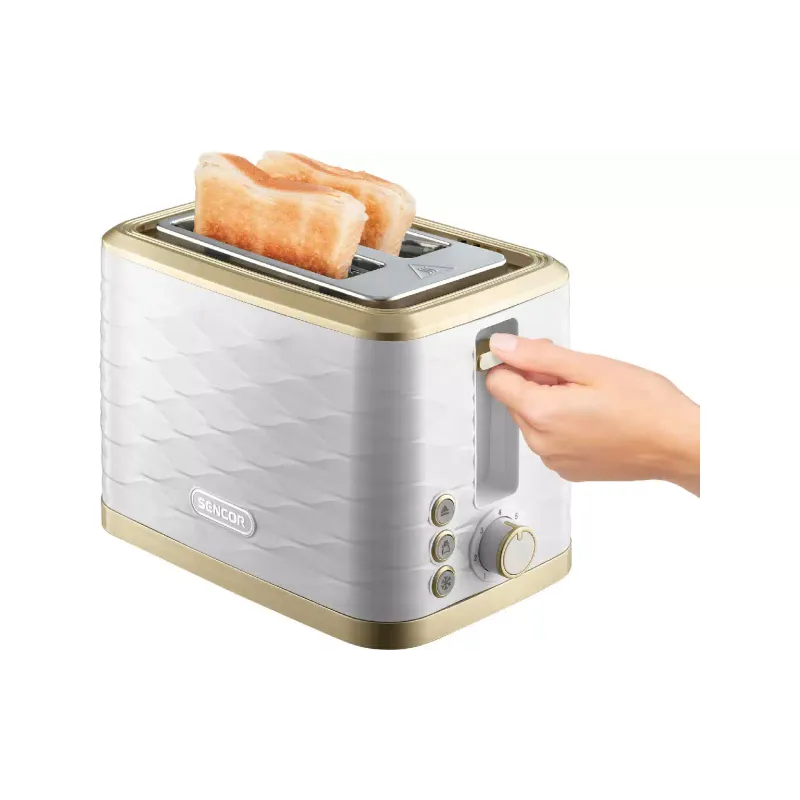 Opekač kruha Sencor, White/Gold (STS7500WH)