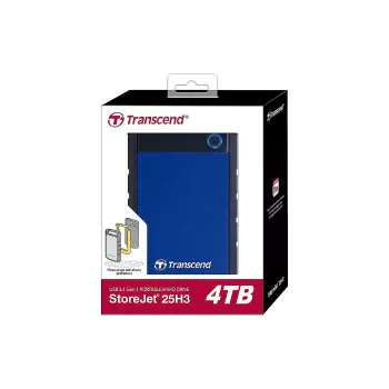 Накопитель USB Transcend 4Tb Blue 25H3 (TS4TSJ25H3B)
