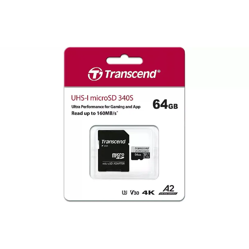 بطاقة الذاكرة Transcend (TS64GUSD340S)
