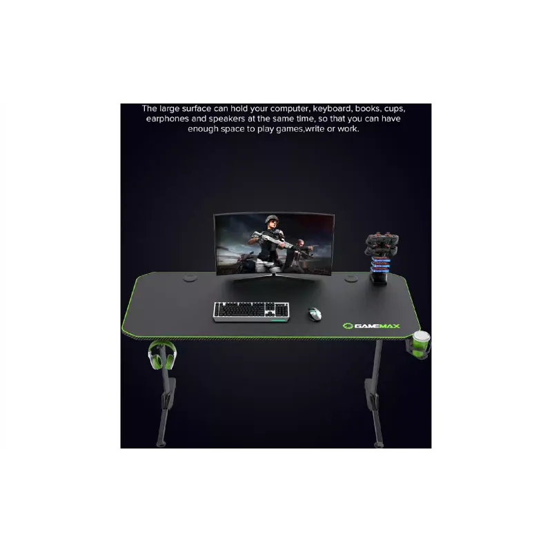 Computertisch Gamemax, Black (D140 Carbon)