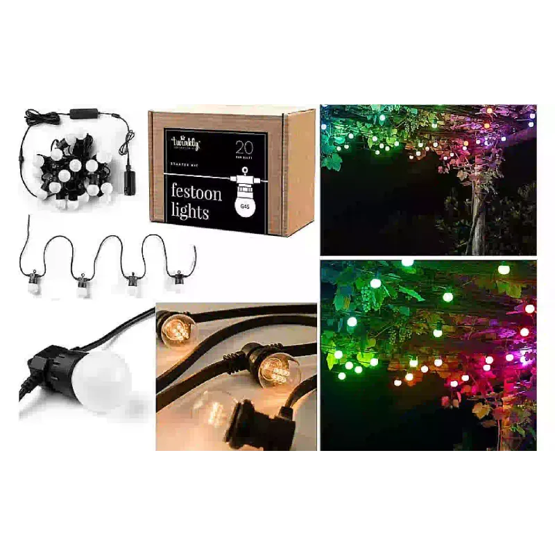 Гарланд Twinkly, Black (TWF020STP-BEU)