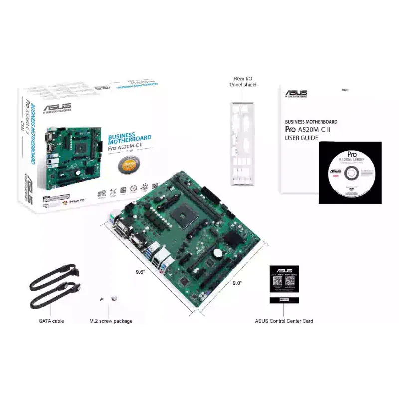 اللوحة الأم Asus Pro A520M-C (90MB18F0-M0EAYC)
