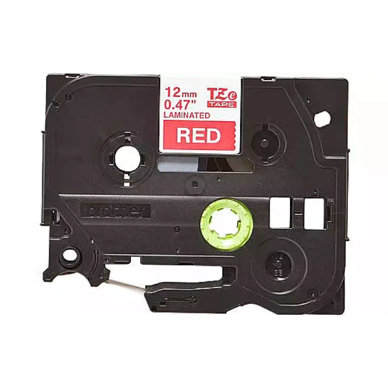 Thermal tape Brother, White/Red (TZE435)