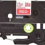 Thermal tape Brother, White/Red (TZE435)