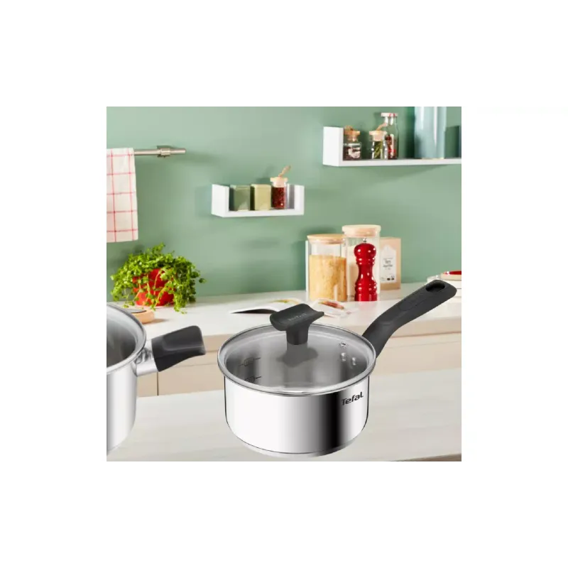 Набор кухонной посуды Tefal Delicious, нерж. сталь/стекло, 6 шт (B925S655)