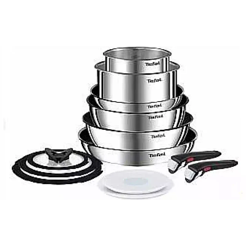 Komplet kuhinjske posode Tefal Ingenio Emotion, Silver (L897SD74)